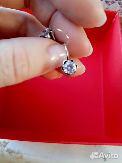 Серебряный гарнитур