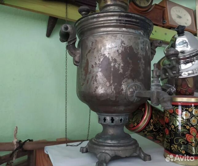 Самовар на дровах б/у расчет на месте сами берем