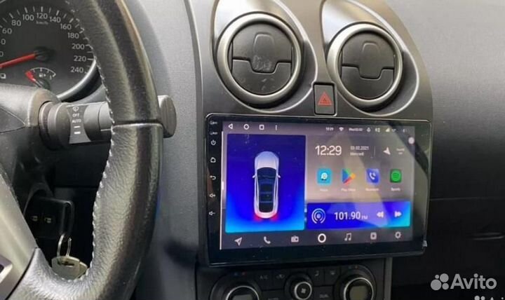 Магнитола Nissan Qashqai j10 WiFi Navi IPS