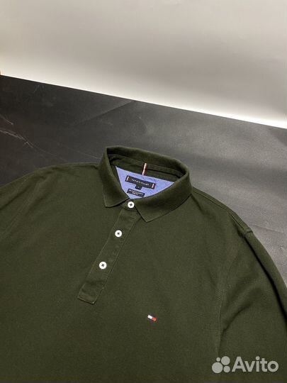 Поло с длинным рукавом Tommy Hilfiger L оригинал