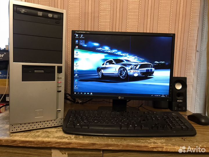 Комп в сборе 4 ядра, R7 370 4GB для игр