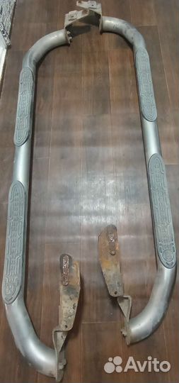 Пороги подножки трубы на Tucsan 1 поколения