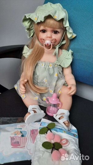 Кукла реборн полностью силиконовая, можно купать