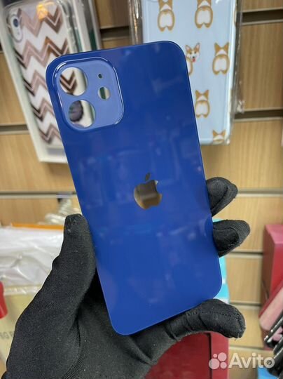 Задняя крышка iPhone 12 синяя