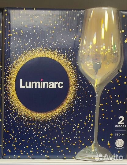 Бокалы для вина шампанского Luminark