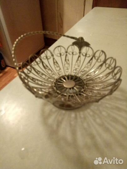 Вазочка мельхеровая