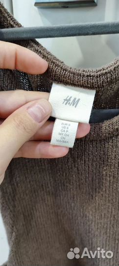 Платье, сарафан h&m.вязаный трикотаж