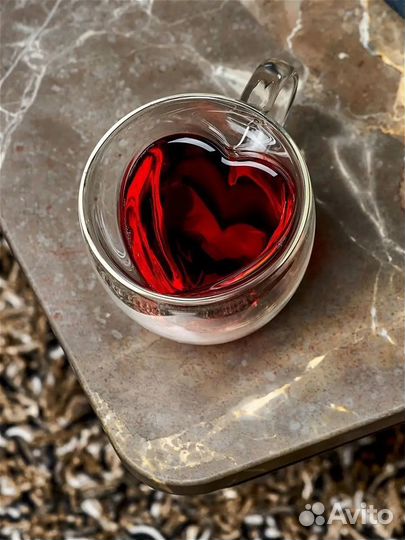 Кружка Walmer с двойными стенками Сердце, 300 мл