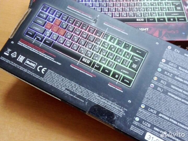 Проводная игровая клавиатура Defender Red GK-116 R