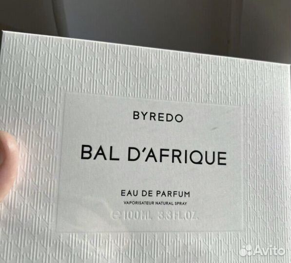 Byredo оригинал bal d afrique 100