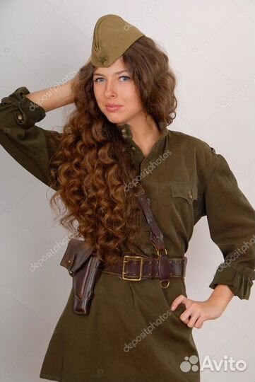 Военная форма женская на 9 Мая, фотосессии. Прокат