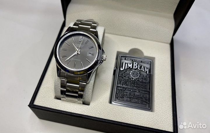 Набор зажигалка с часами