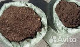 Навоз перегной в мешках и большем объёме