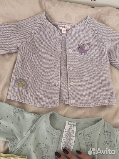 Пакет фирменных вещей для девочки 6-12 месяце
