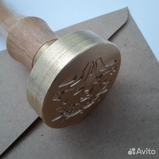 Сургучная печать на заказ с гравировкой
