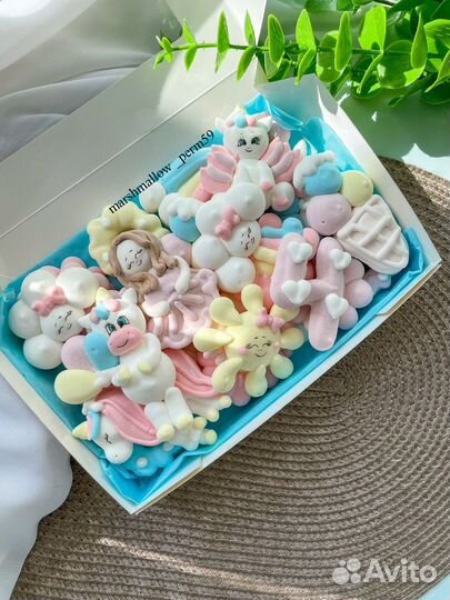 Сладкий подарок Маршмеллоу для детей в садик/школу
