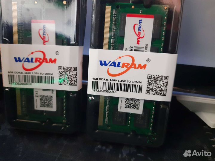 Оперативная память ddr3l 8gb для ноутбука новая