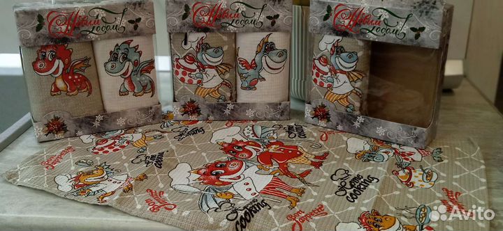 Набор кухонных полотенец