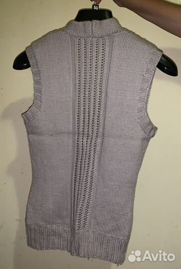Жилет женский вязаный размер 42