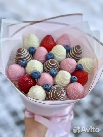 Клубника в шоколаде/комплемент от шефа при заказе