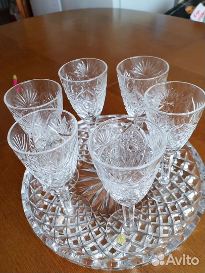 Хрусталь СССР,фужеры,стаканы,стопки