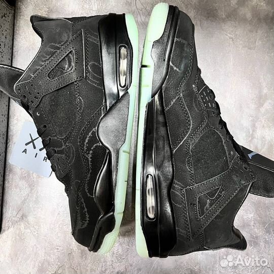 Air Jordan 4 Retro Kaws Black *45*размер*