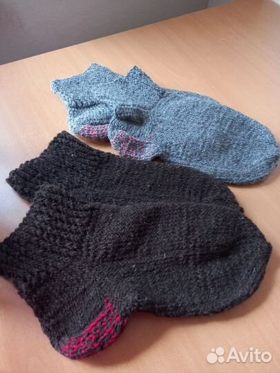 Носки ручной вязки шерстяные р.37-46