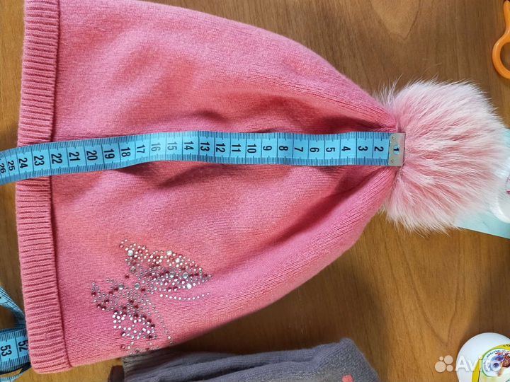 Комплект шапка и шарф на девочку