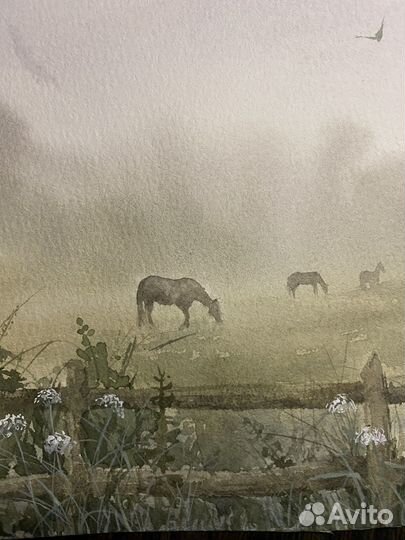 Акварельная работа