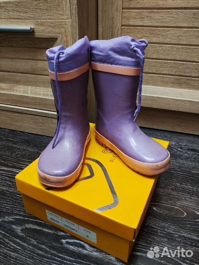 Резиновые сапоги для девочки 26 размер