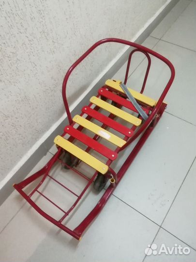 Детские санки Тимка 5 унивeрcaл на колесах