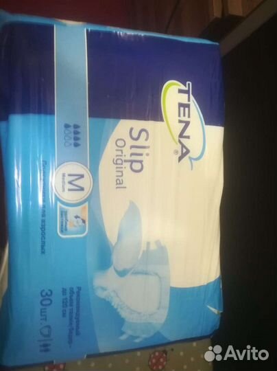 Памперсы для взрослых размер m по 30 штук