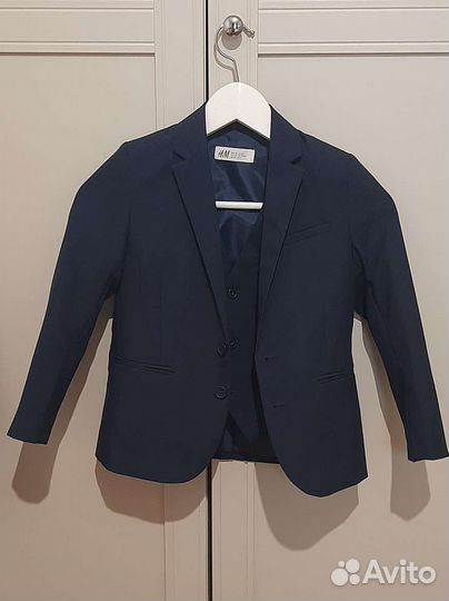 Школьный пиджак+жилет H&M р.122