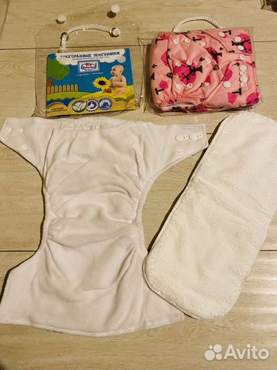 Многоразовые подгузники новые