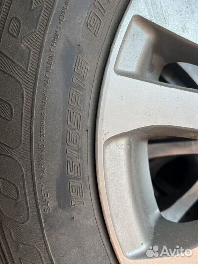 Продам комплект колес r15 5*100 toyota