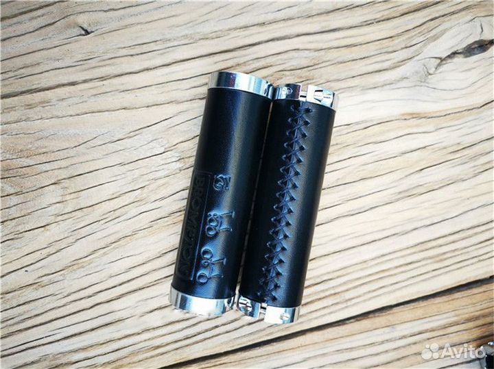 Грипсы brompton из натуральной кожи