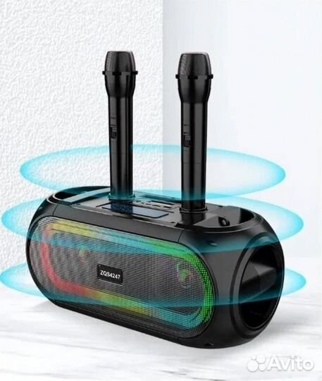 Караоке система беспроводная 20W (2 микрофона)