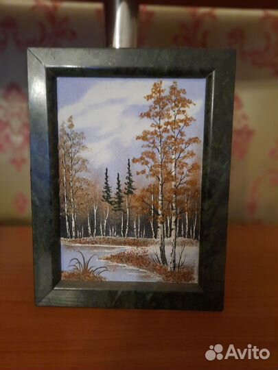 Панно каменная роспись