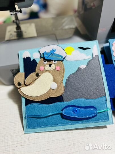 Развивающие книги из фетра