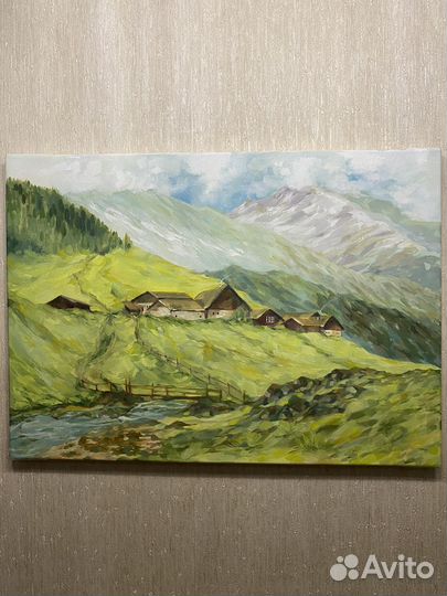 Картина маслом на холсте пейзаж