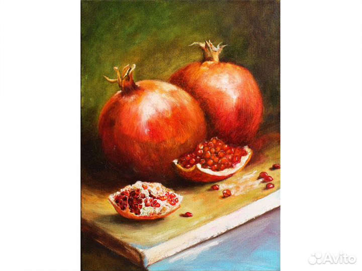 Картина маслом на холсте Натюрморт с фруктами