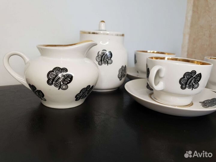 Чайный сервиз фарфор СССР, 