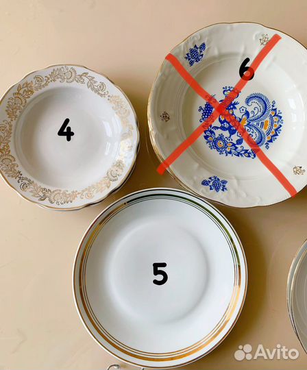 Тарелки СССР