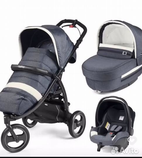 Коляска автолюлька PEG-perego 4 в 1
