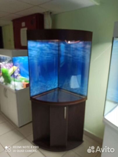 Аквариум180 свет биофильтр фон подставка