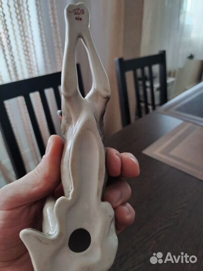 Фарфоровая статуэтка овчарка СССР