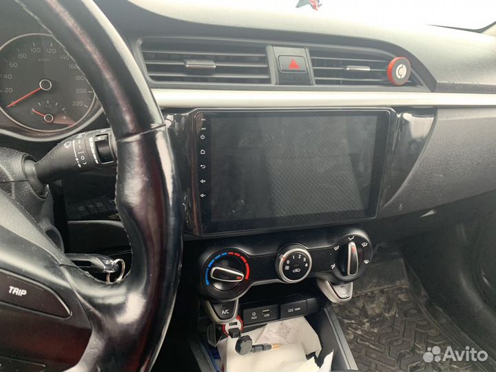 Штатная магнитола Кия Рио Х-Лайн на андроиде 2017