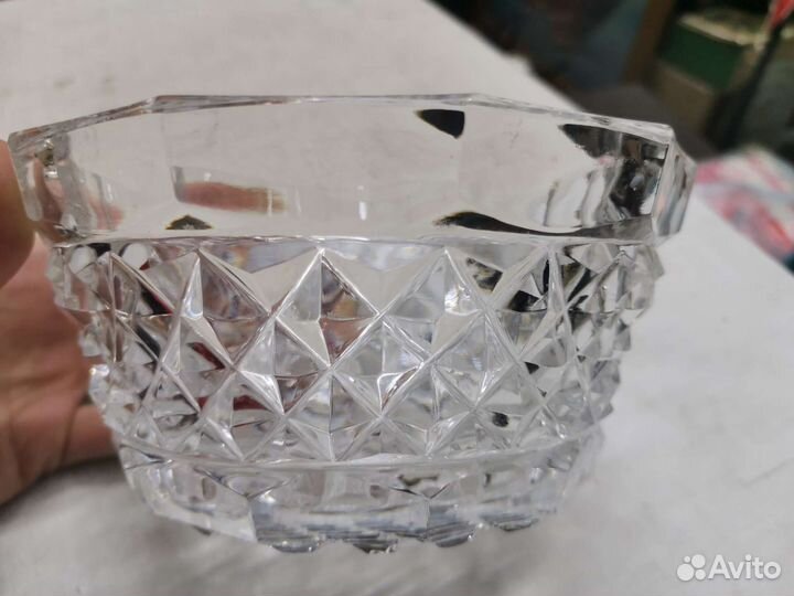 Салатники хрустальные 2 шт СССР (Ч)