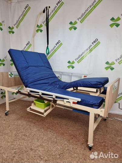 Медицинская кровать кр-03 с туалетом