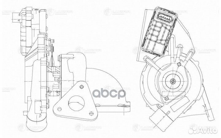 Турбокомпрессор Ford Transit (06) 2.4D (тип